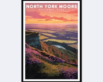 North York Moors National Park Poster