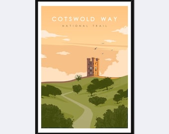 Cotswold Way National Trail Poster