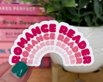 Romance Reader Bookish Vinyl Sticker