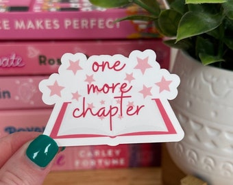 Sticker vinyle One More Chapter