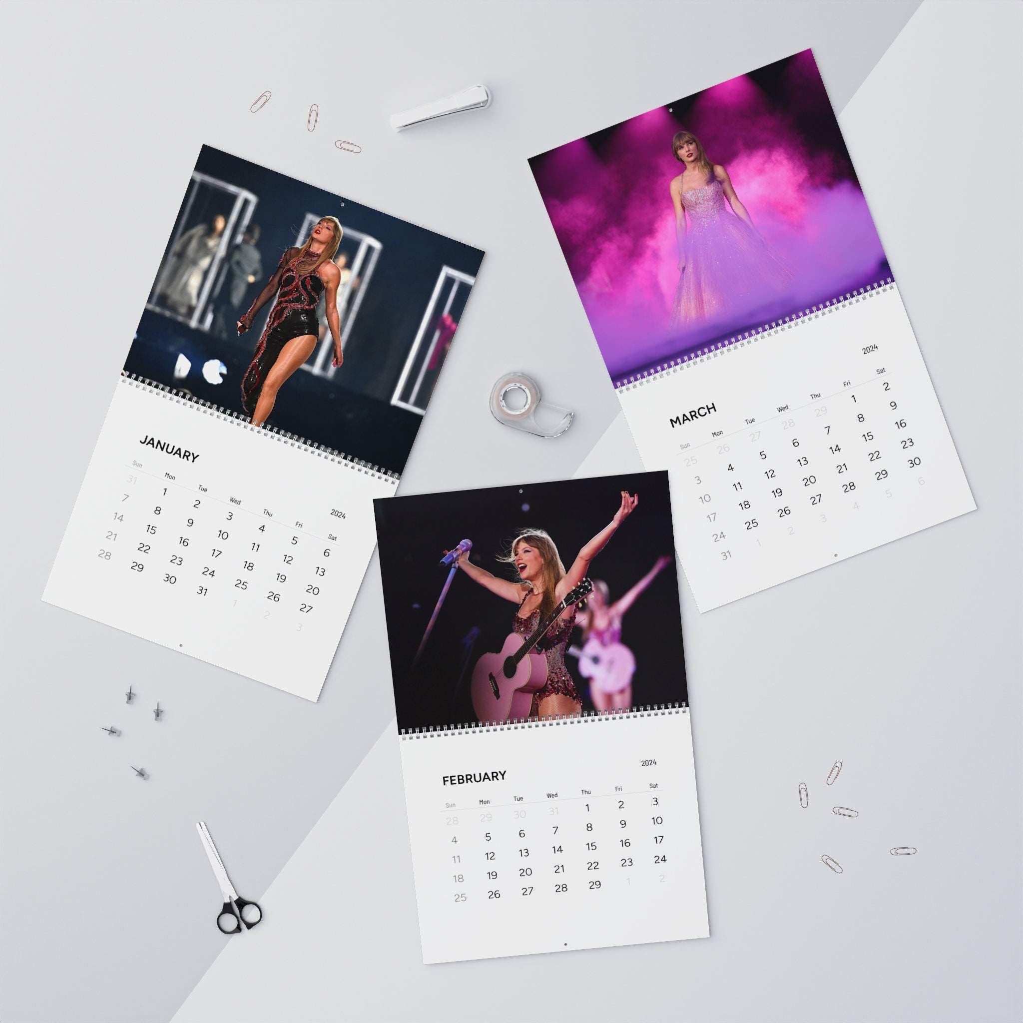 Taylor 2024 Eras Tour Calendar, Taylor Eras Tour 2024 Calendar sold by