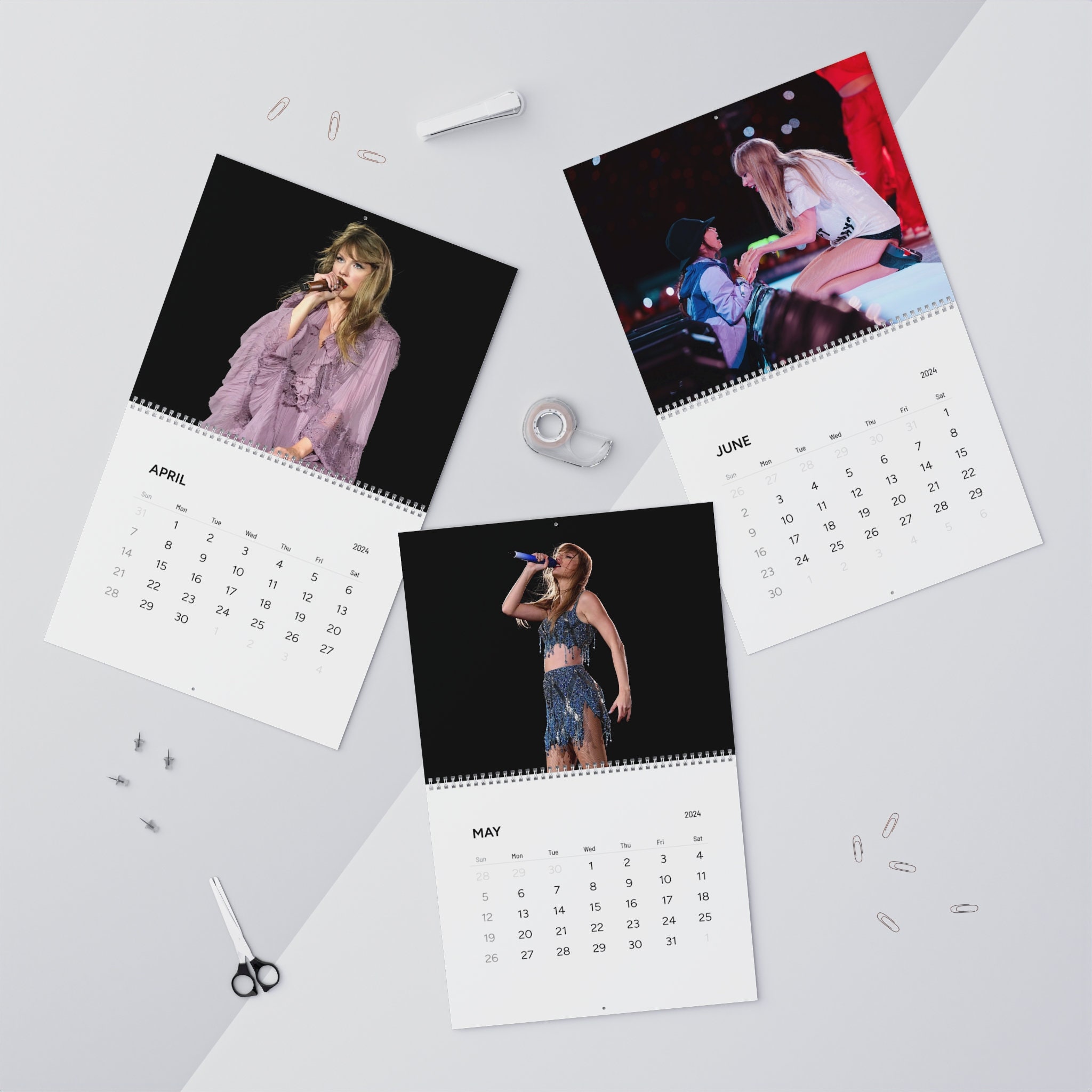Taylor 2024 Eras Tour Calendar, Taylor Eras Tour 2024 Calendar sold by