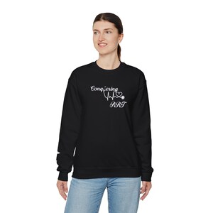 Verovering van RRT, RRT Sweatshirt cadeau Ademhalingstherapeut, Aangepaste Ademhalingstherapie Student Trui, RT Crewneck Sweatshirt, Longziekten