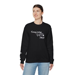Conquering MD, Personalized Gift for Doctor, Doctor Sweatshirt, Medical School Graduation Gift, Doctor Gift for Women, Student doctor, PHD