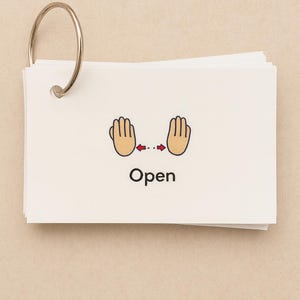 Baby Sign Language 22 Flash Cards With Activities | ASL Learning Cards ...