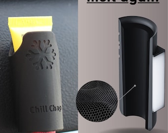 Chill Chap - (For V Tube lip balm) Insulated Lip Balm Mount - Premium interior car accessory - Keep Your Chapstick Handy and upright!