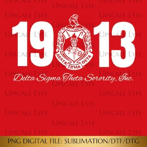Delta Sigma Theta 1913 Design: PNG Digital Download