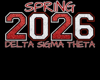 Spring 2026 Delta Sigma Theta PNG Design (Digital Download)