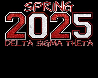 Spring 2025 Delta Sigma Theta PNG Design (Digital Download)