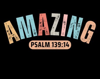 Amazing Motivational Bundle, Inspirational, Christian, Faith, Verse DTF/Sublimation Design Digital Download PNG Instant Digital Only File