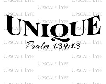 Unique Psalm 139:13 PNG - Christian Sublimation Design (Digital Download)