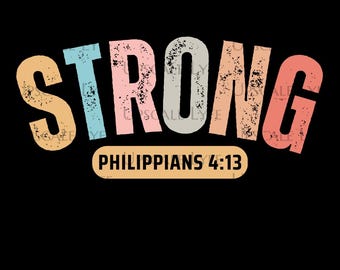 Strong Motivational Bundle, Inspirational, Christian, Faith, Verse DTF/Sublimation Design Digital Download PNG Instant Digital Only File