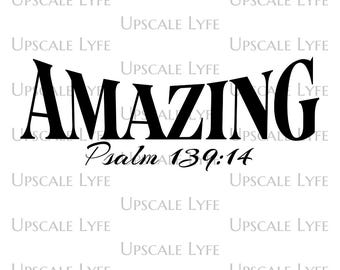 Amazing Inspirational, Christian, Self Love, Faith PNG DTF/Sublimation Design Digital Download Instant Digital Only File