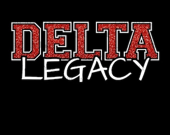 Delta Legacy PNG: DTF Sublimation Design (Digital Download)