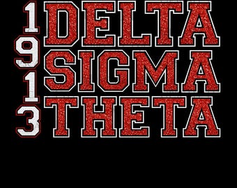 1913 Delta Sigma Theta PNG: DTF/Sublimation Design (Digital Download)