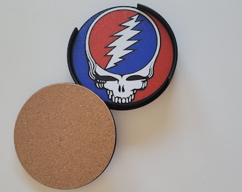 Grateful Dead inspired coasters