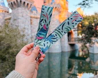 Customizable Handmade Disney Lilo and Stitch Ohana Keychain | Handmade Wristlet