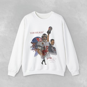 Tom Brady Custom Bootleg Crewneck Sweatshirt,Patriots NFL Sweatshirt,New England Patriots Fan Gift