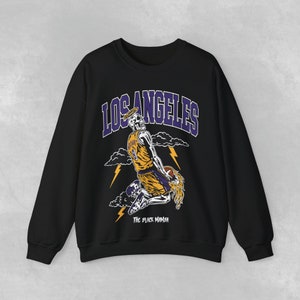 Kobe Bryant Schwarze Mamba Benutzerdefiniertes Rundhals-Sweatshirt, Kobe Bryant Hoodie, NBA Lakers Sweatshirt, Unisex Kobe Geschenke