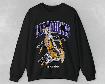Kobe Bryant Black Mamba Crewneck Sweatshirt: NBA Lakers Unisex Gift