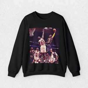 LeBron James Michael Jordan Crewneck Sweatshirt,Vintage Lebron James Jordan Shirt,Chicago Sweatshirt,Lakers Sweater,90s Sweatshirt