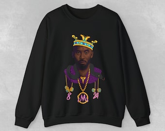 Kobe Bryant Black Mamba Crewneck Sweatshirt: NBA Lakers Hoodie