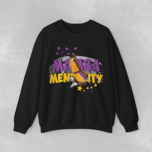 Kobe Bryant Lakers Mamba Mentalität Sweatshirt mit Rundhalsausschnitt, Kobe Bryant Hoodie, NBA Basketball Sweatshirt