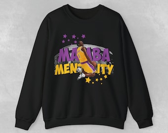Kobe Bryant Mamba Mentality Crewneck Sweatshirt - Lakers NBA Basketball