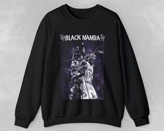 Kobe Bryant Black Mamba Crewneck Sweatshirt: NBA Basketball Hoodie