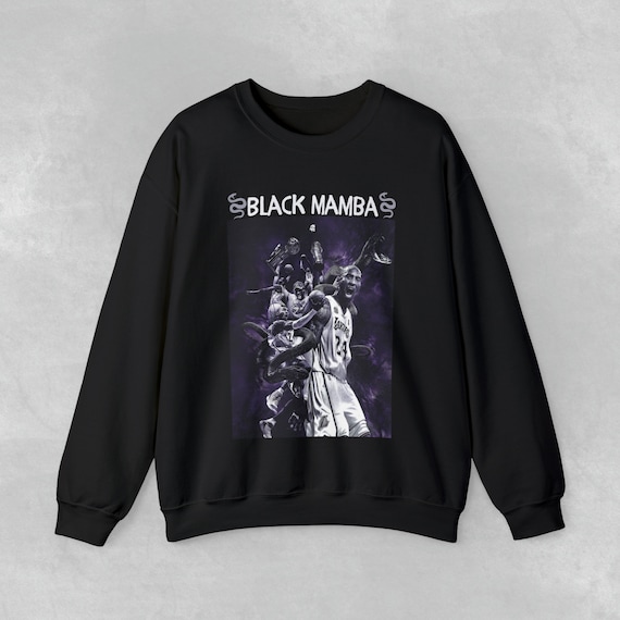 Kobe Bryant Black Mamba Sudadera personalizada con cuello redondo sudadera con capucha de baloncesto de la NBA camisa de Kobe mentalidad de Mamba regalos de Kobe Bryant Etsy Espana