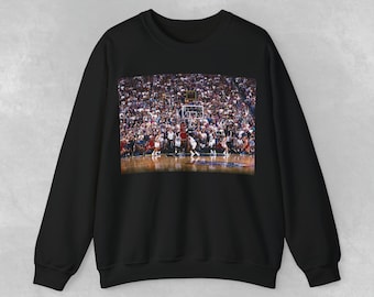 Michael Jordan Last Shot Crewneck Sweatshirt: Vintage NBA Graphic Tee
