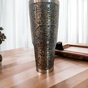 Hidden Swear Word Mandala Tumbler