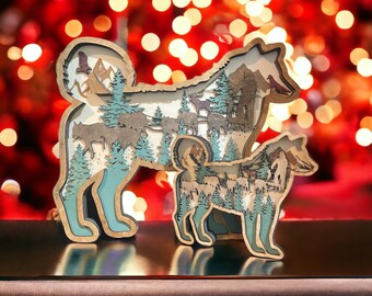 Malamute Sled Dog Artwork