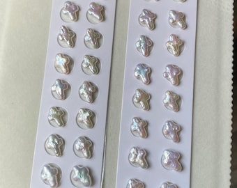 Natural 5A Cross pearl  Freshwater Baroque Cross Pearl Wholesale Free Custom Hole Drilling