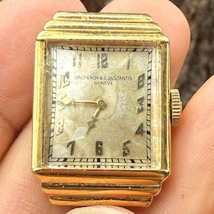 Vintage 18K Yellow Gold Vacheron Constantin Wrist Watch