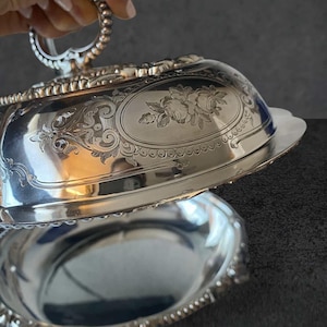 Victorian Silver Plated Tureen With Family Crests - Martin Hall & Co.