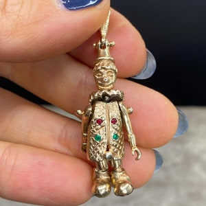 9ct Gold Clown - Etsy