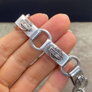 Genuine~harley Davidson~cuff~bracelet~sterling Silver~men's