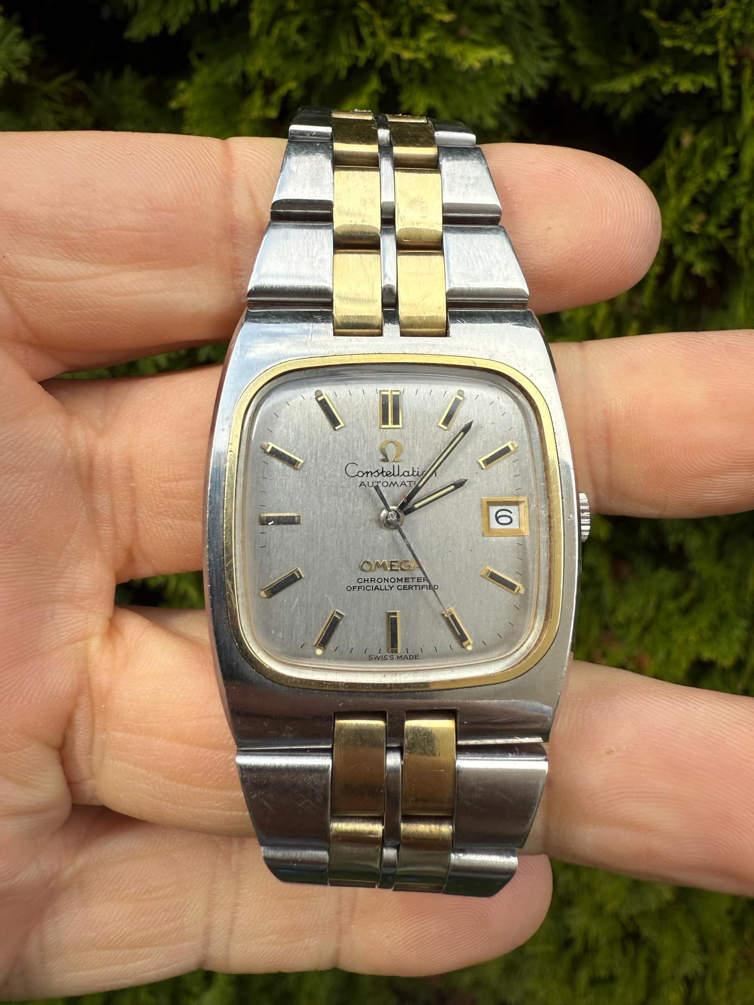 Omega Vintage Watch Men Gold