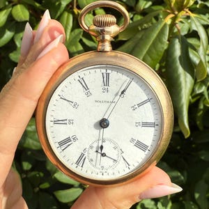 Antique Gold Filled Waltham Pocket Watch