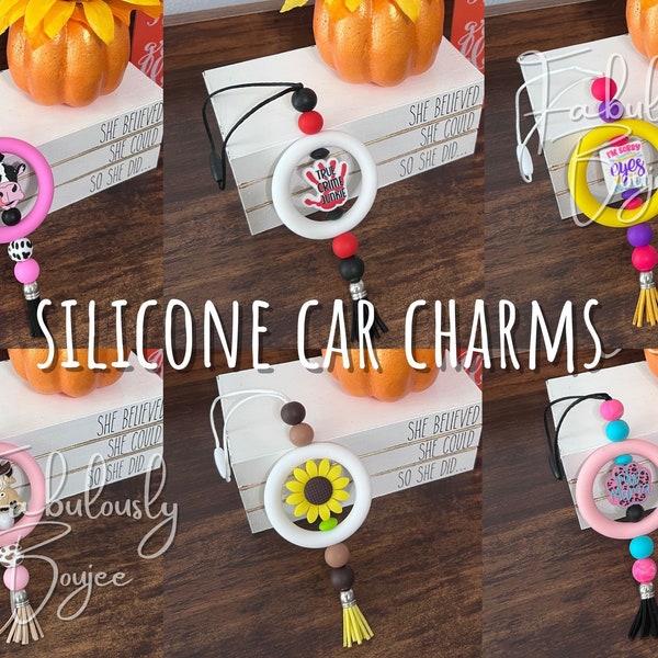 Car Mirror Charm Etsy