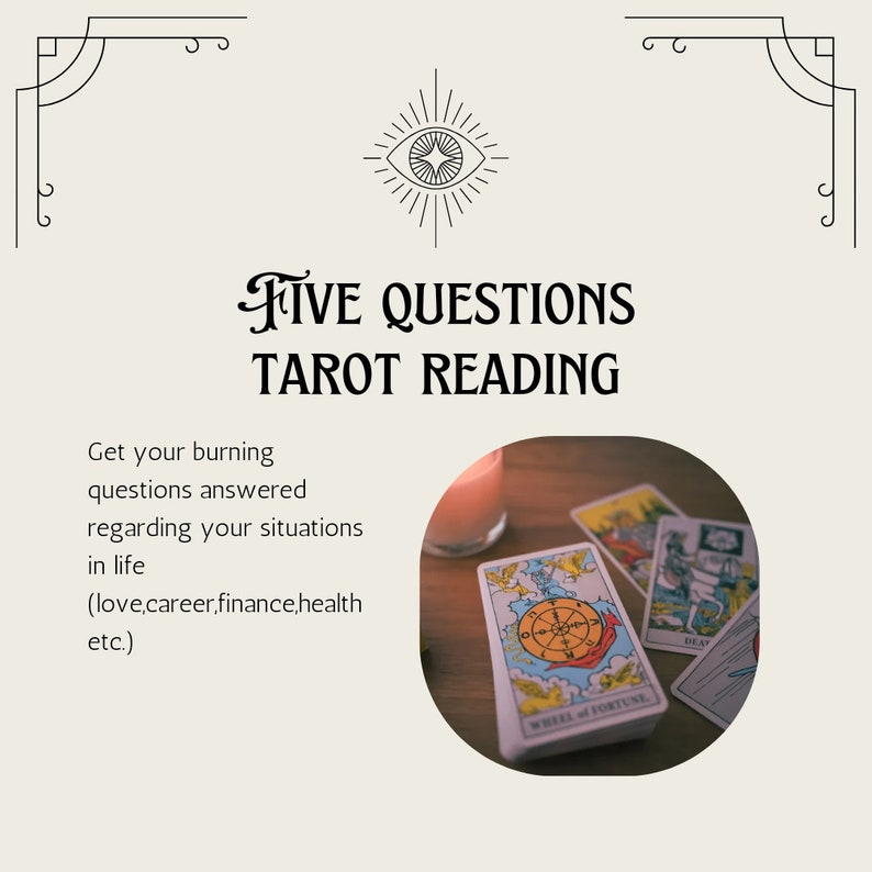 Five Question Tarot Reading zdjęcie 1