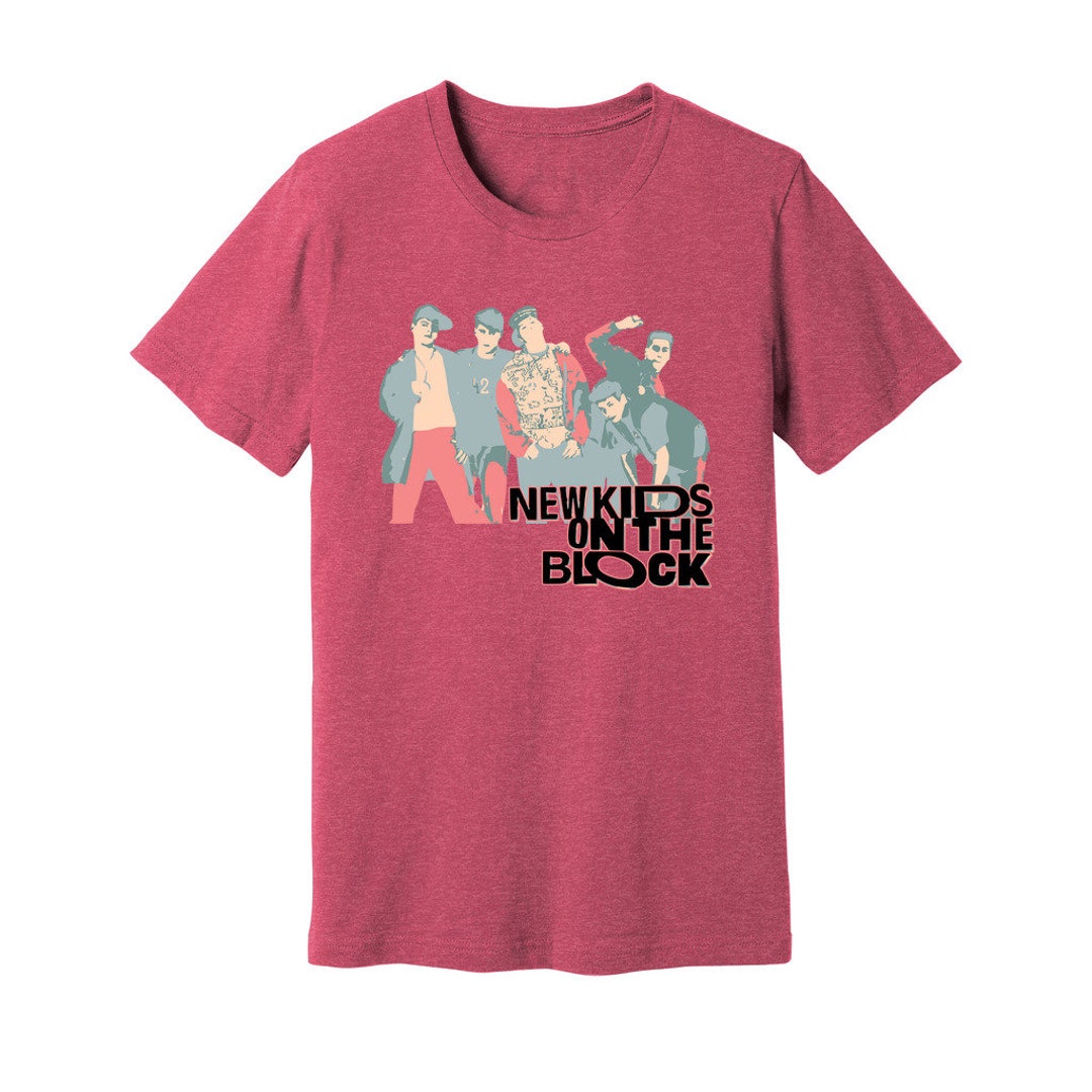 T-shirt Enfant NKOTB Style Années 80 Taille 2XL - Neuf Sans étiquettes, 100% Coton, Blanc