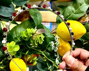 Metal Beaded Headband