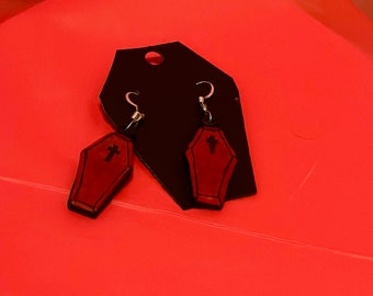 Coffin Earrings