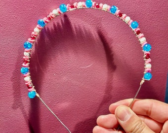 Metal Beaded Headband