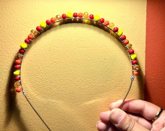 Metal Beaded Headband