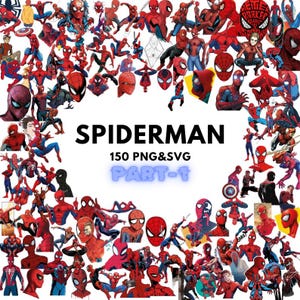 Spiderman, Spiderman PNG and SVG, spiderman png files, Instant dowload, Superhero png, Spiderman png, Huge  Spiderman png , Spiderman gift