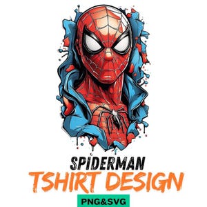 Spiderman | Png | Svg | Spiderman PNG Bundle | Trendy PNG | Popular PNG | Printable Spiderman Clipart | High-Quality | Professional Design