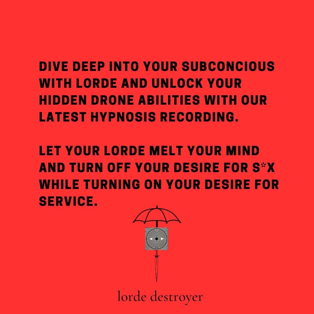 Chastity Hypnosis: Dronification - Etsy